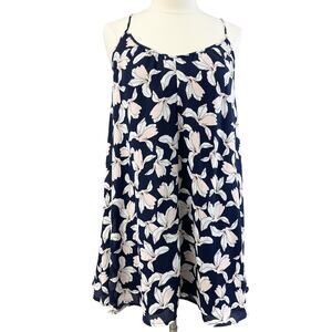Saks Fifth Avenue Trapeze Swing Mini Dress‎ Womens Medium Whimsy Feminine Dainty